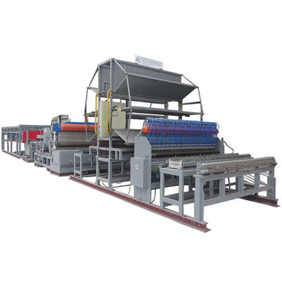 Layar Sentuh LCD 220V Steel Mesh Welding Machine Untuk Konstruksi Reinforcing Bar