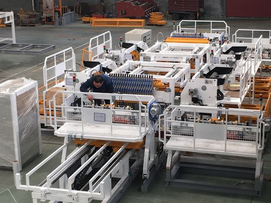 Pallet Racking Layer 1600mm Welded Wire Mesh Membuat Mesin