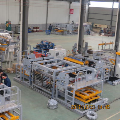 Akurasi 0.01mm 250KVA Pagar Mesh Welding Machine Otomatis 3D Bending